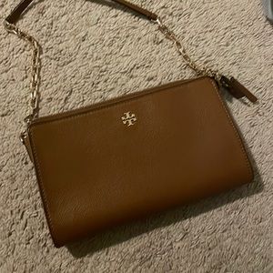 Tory Burch Pebbled Robinson Crossbody Bag